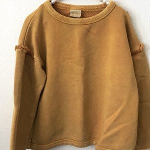 Zara gold sweatshirt